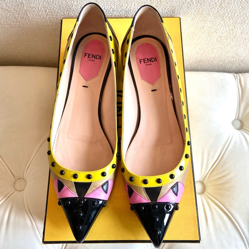 Fendi Monster Bug Ballerina Shoes